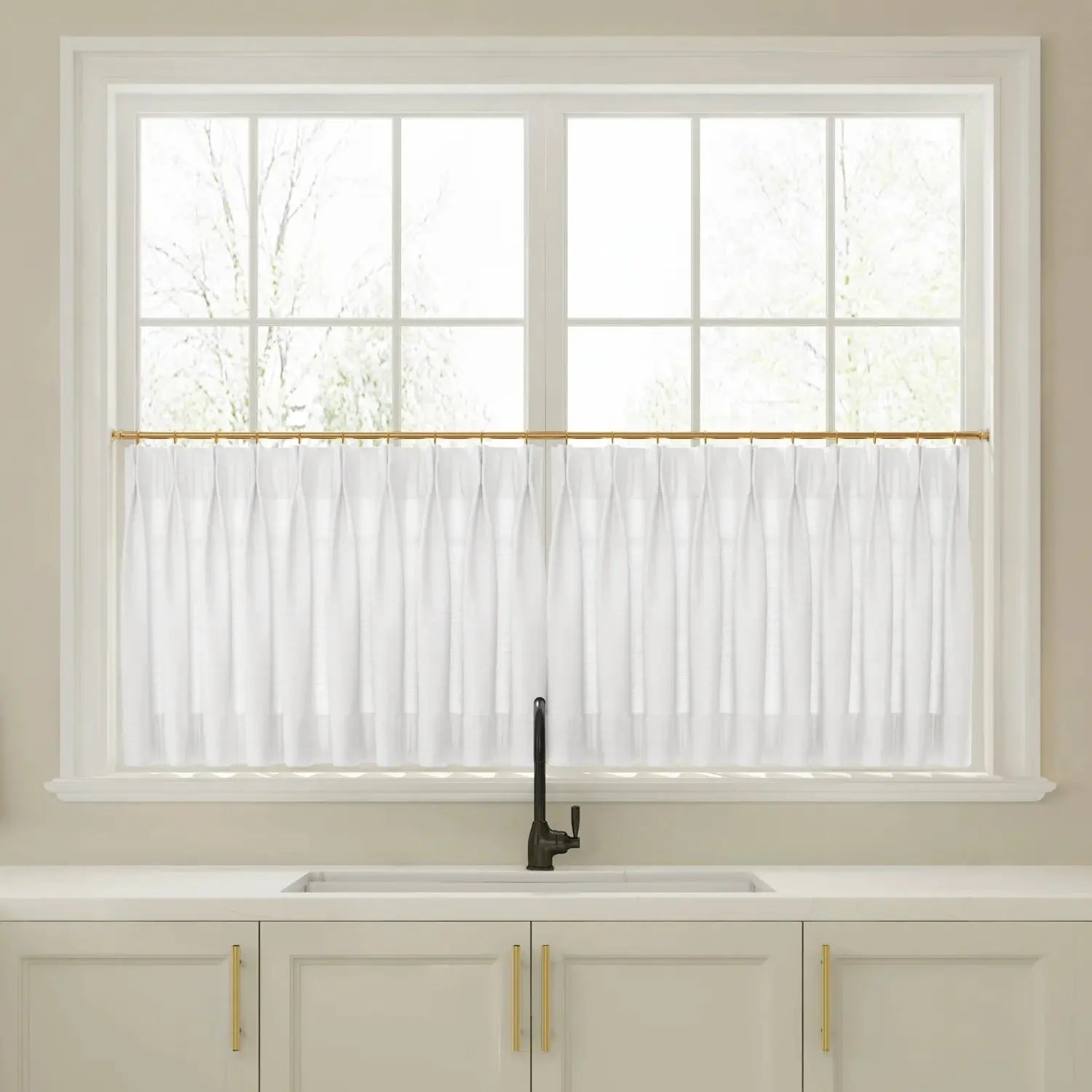 Liz Linen Pleated Cafe Curtains?-TWOPAGES