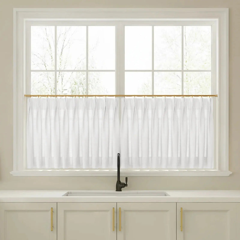 Liz Linen Pleated Cafe Curtains?-TWOPAGES