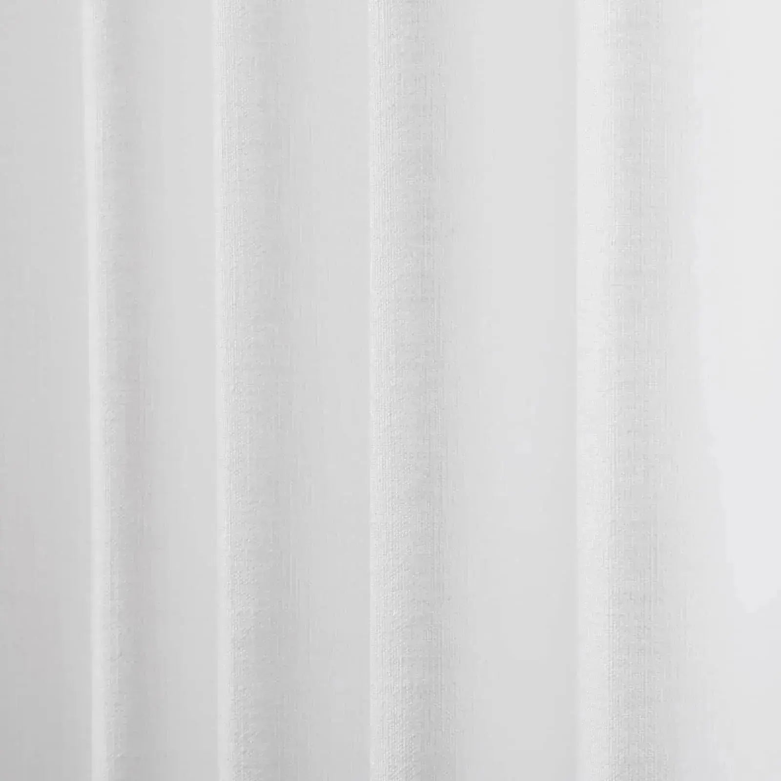 Digital photograph of a white textured fabric showing subtle vertical folds a fine linen weave and gentle gradients of light and shadow