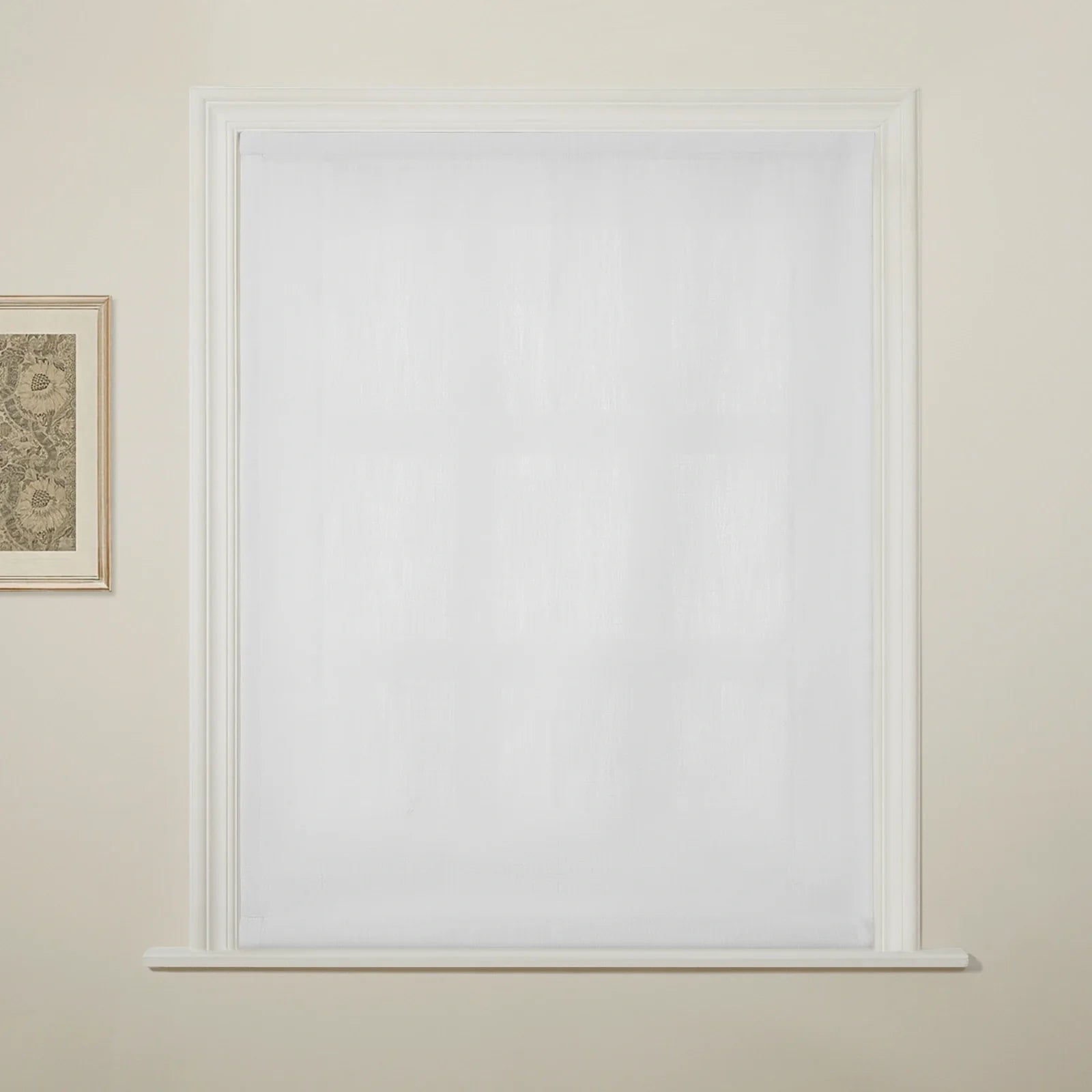 Liz Linen Flat Roman Blind Cord Lift