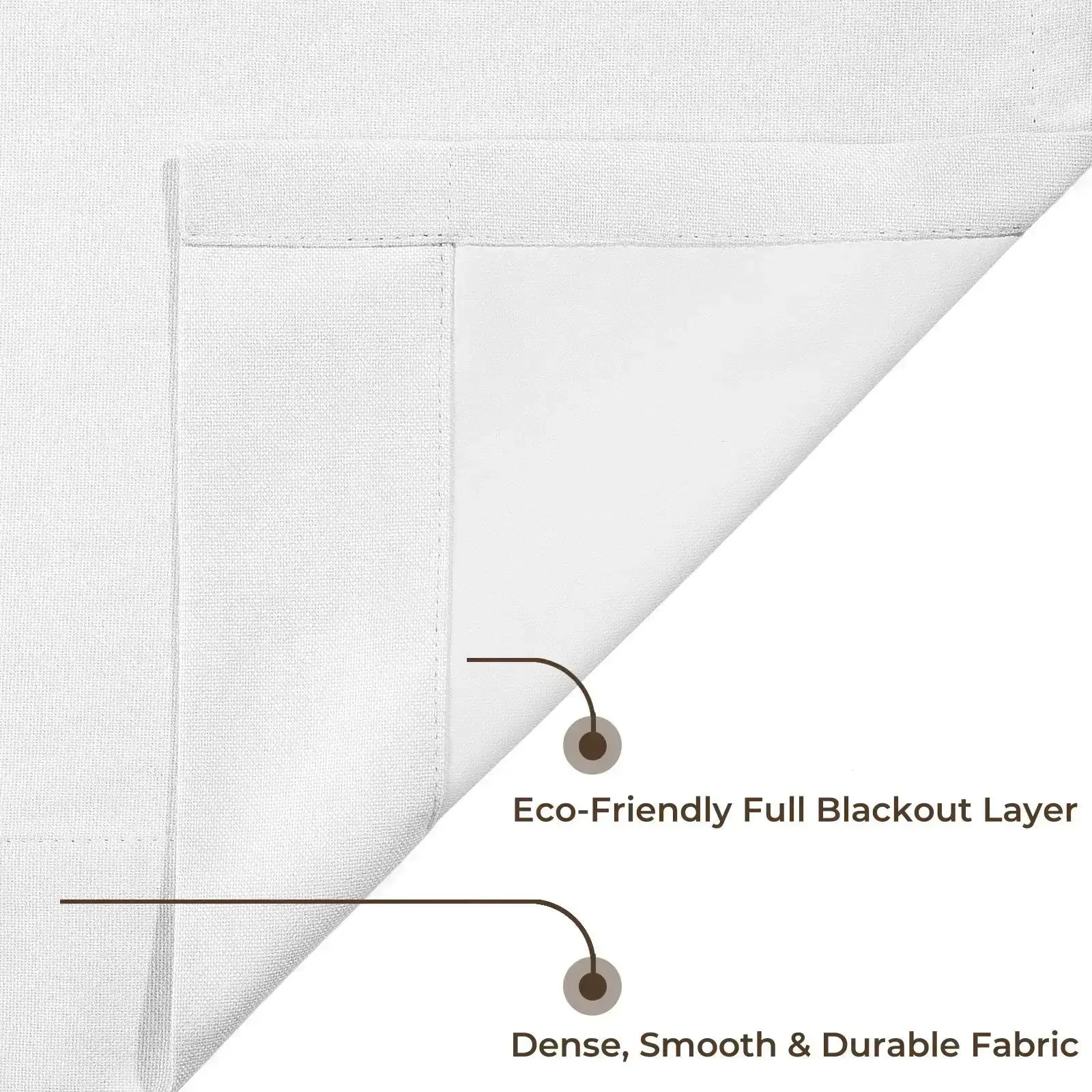 Lila 100% Blackout Drape Soft Top -TWOPAGES