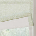 Holly Botanical Boho No-Drill Flat Fold Roman Blind Cordless