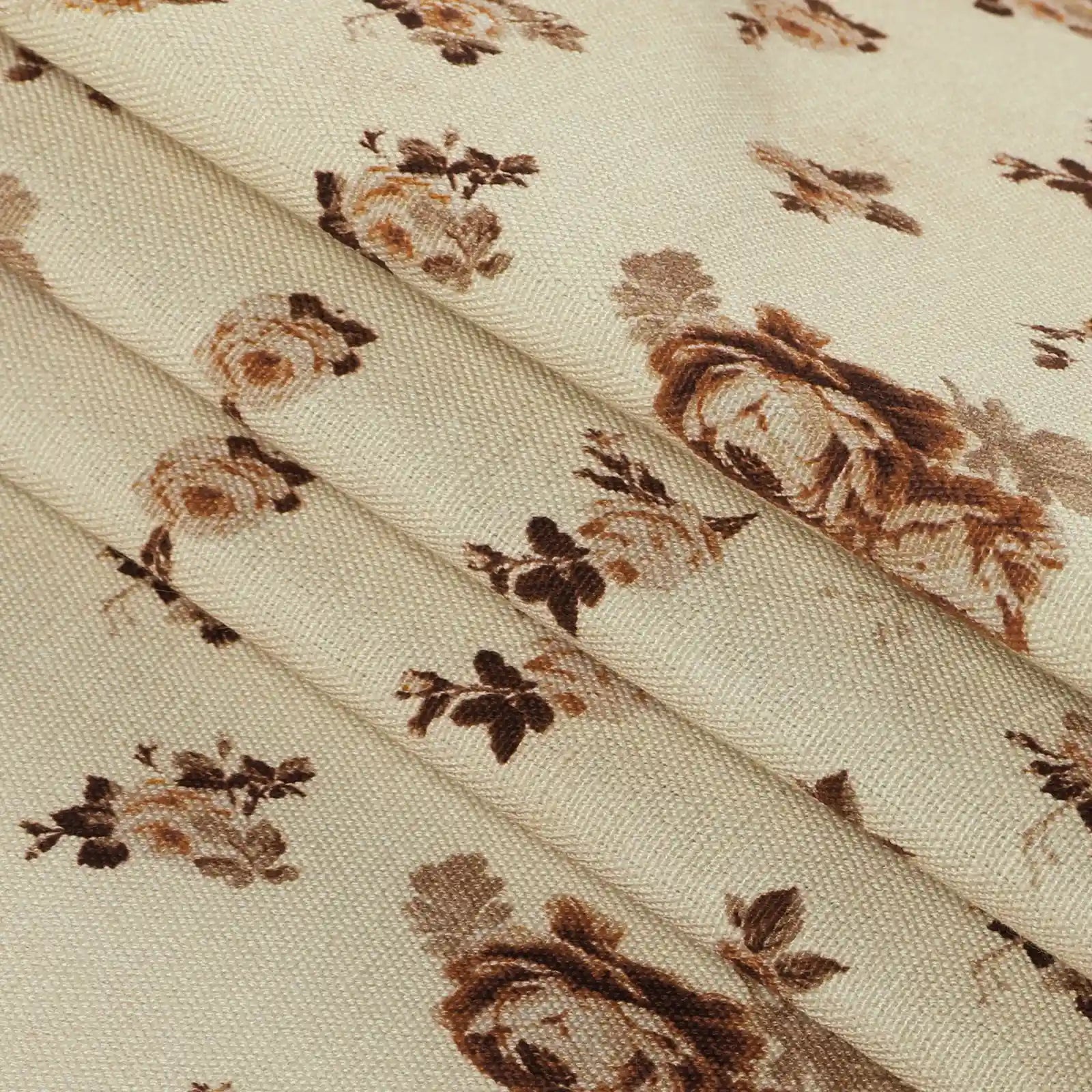 MS. MAVERICK MUSE x TWOPAGES Pastoral Printed Linen Cotton Pleated Curtains