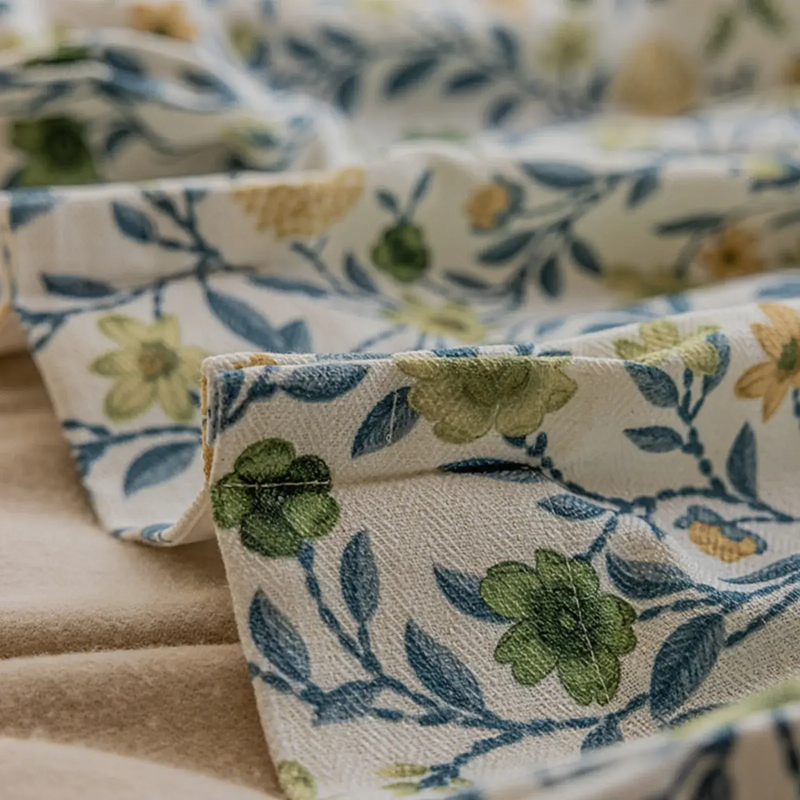 Holly Country Floral Drapery Pleated (102 inches Length Limit)?-TWOPAGES