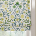 Holly Botanical Boho No-Drill Flat Fold Roman Blind Cordless