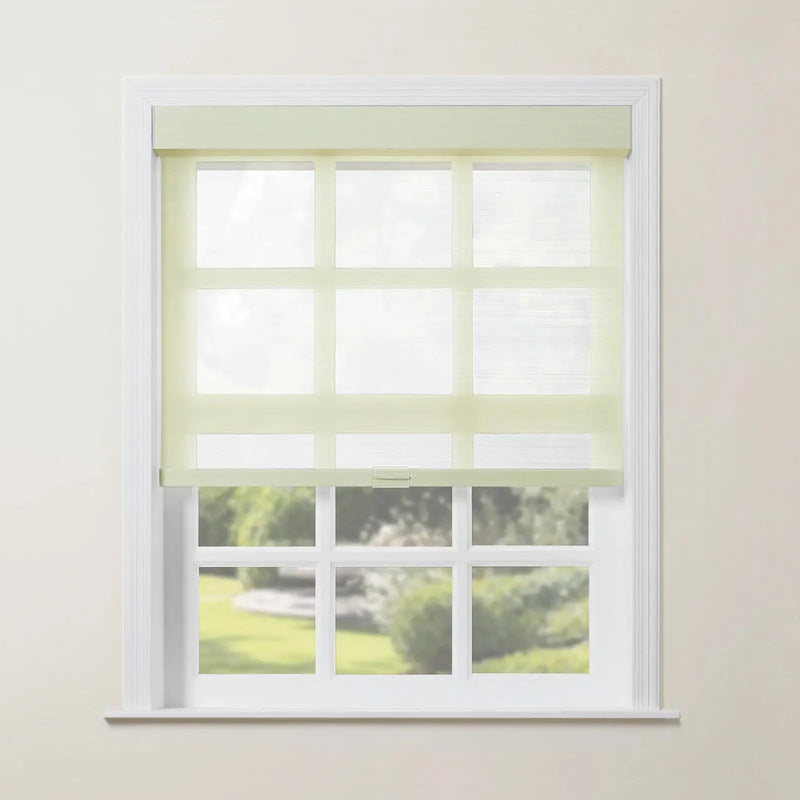 Rae Natural Jute Woven Wood Roller Blinds Cordless-?-TWOPAGES