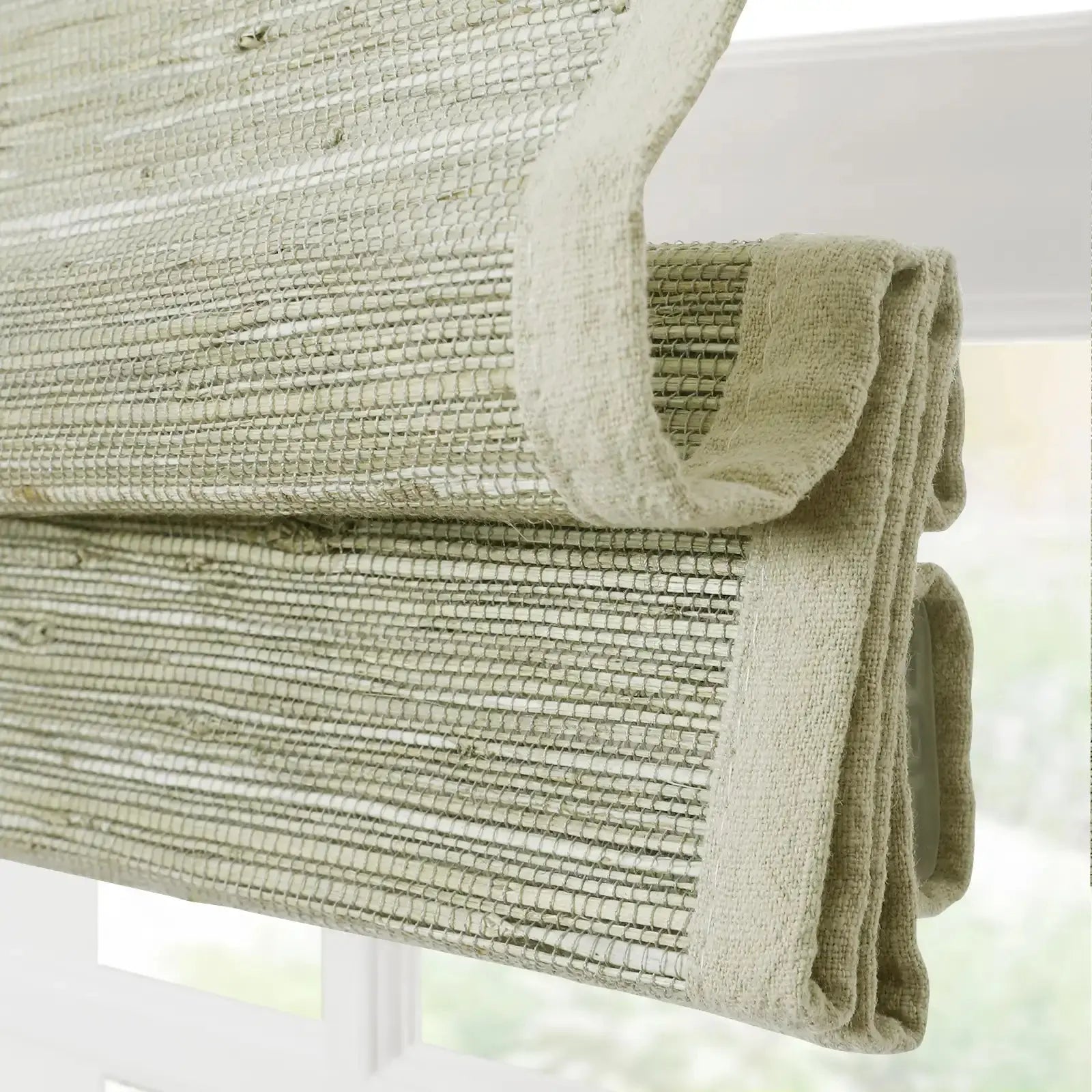 Rae Natural Ramie Bamboo Woven Blinds - Series P-?-TWOPAGES CURTAINS