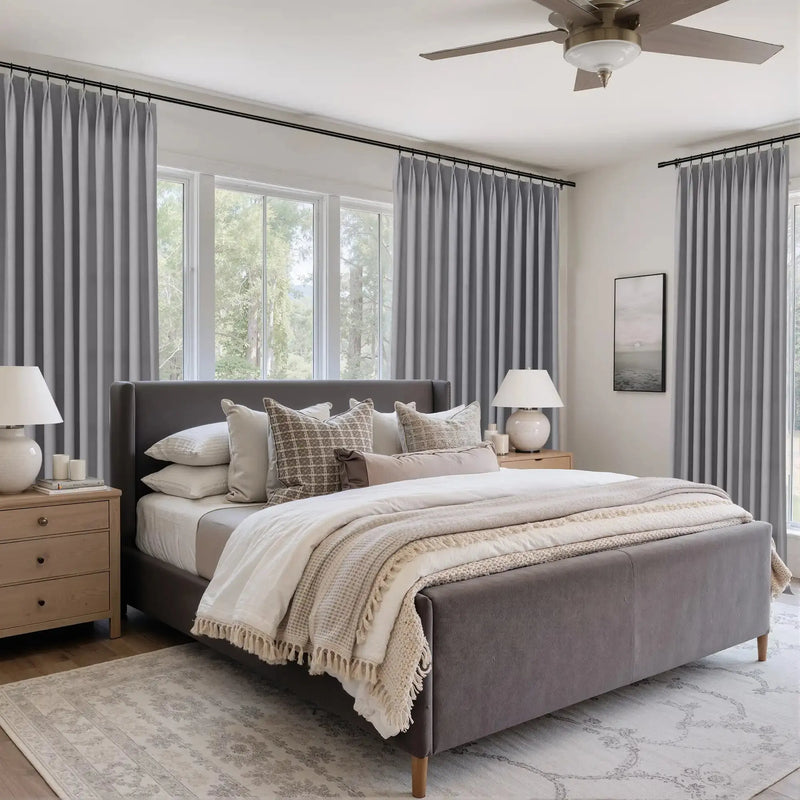 Karin Pure Wool Curtain Pleated -TWOPAGES