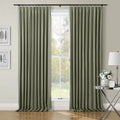 Patti Premium Belgian Linen Flax Curtain Pleated TWOPAGES