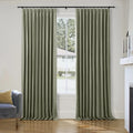 Patti Premium 100% Belgian Flax Linen Curtain Pleated- -TWOPAGES