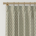 Rebecca Hughes Vintage Print Cotton Drapery Pleated-?-TWOPAGES CURTAINS