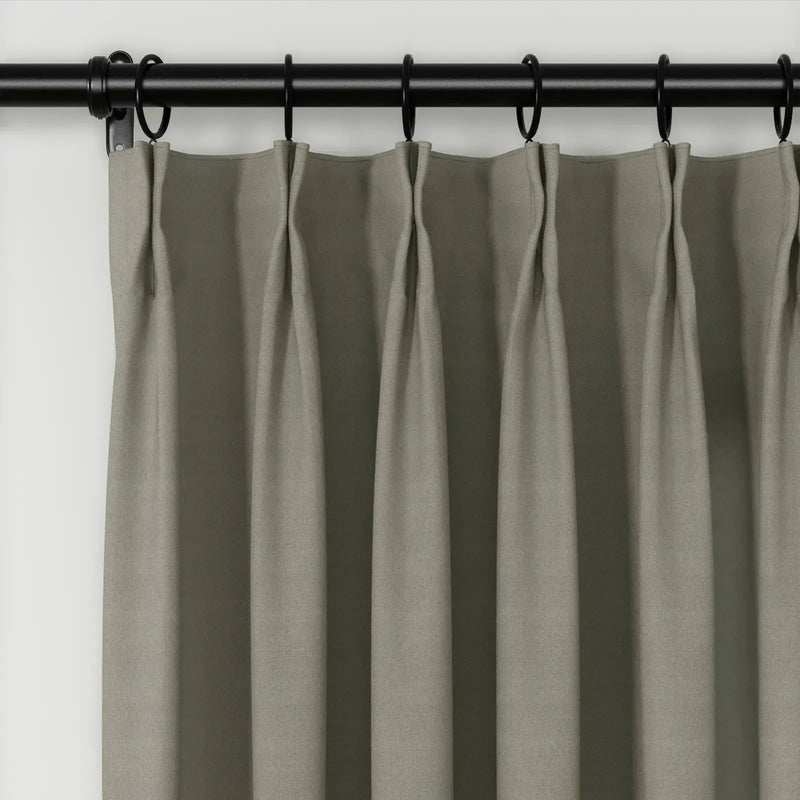 Karin Pure Wool Curtain Pleated -TWOPAGES