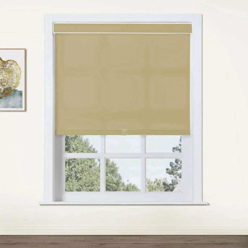 Alvin Basic Room Darkening Cordless Roller Blinds-?-TWOPAGES