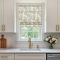 Sara Le Printed Roman Shade Cordless -TWOPAGES