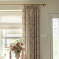 Sara Le Print Linen Drapery Pleated-?-TWOPAGES