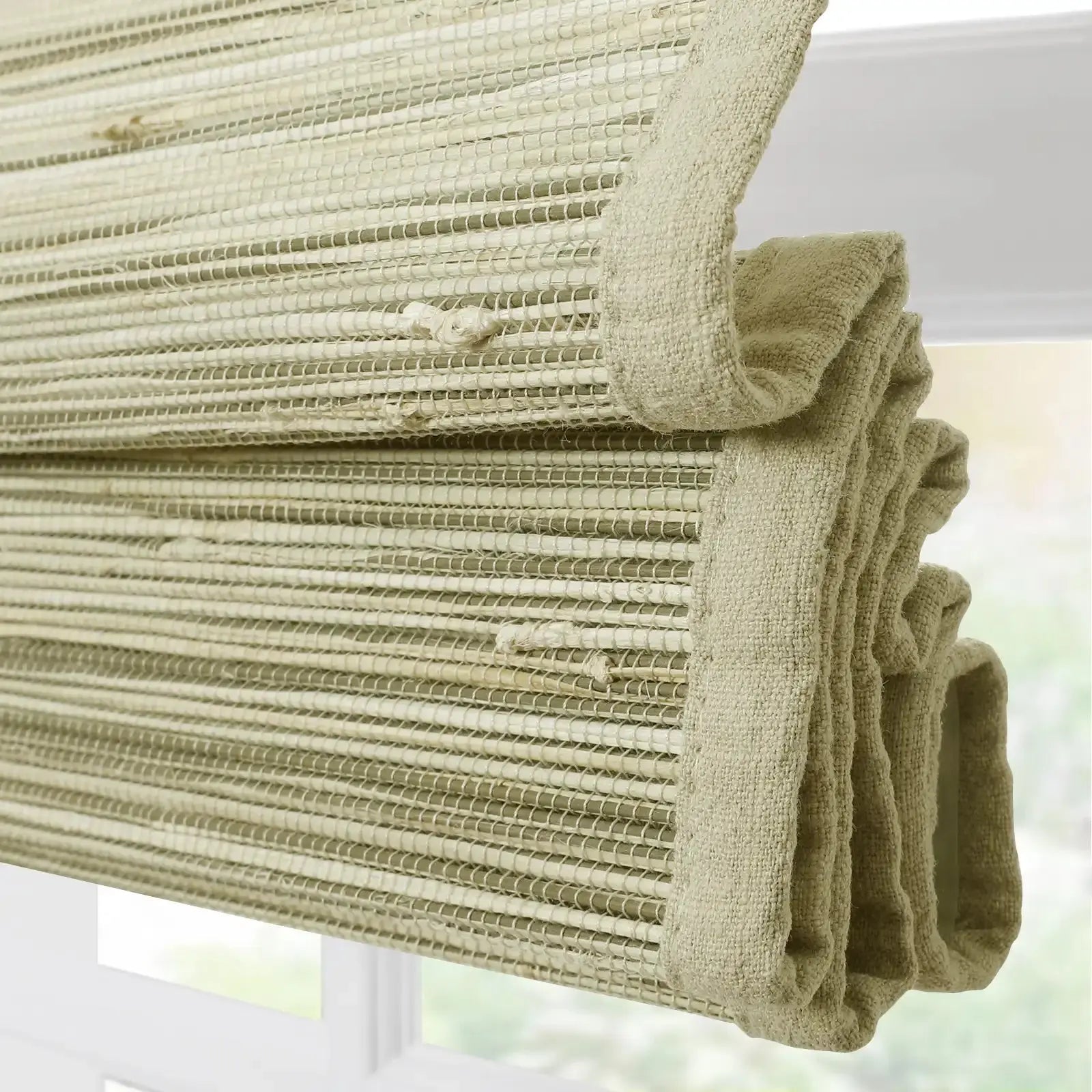 Rae Natural Ramie Bamboo Woven Blinds - Series P-?-TWOPAGES CURTAINS