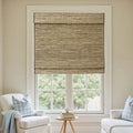 Rae Natural Ramie Jute Woven Wood Blinds - Series M?-TWOPAGES CURTAINS