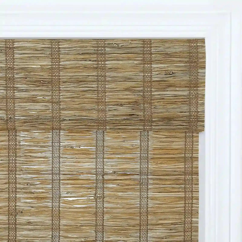 Rae Natural Ramie Jute Woven Wood Blinds - Series M?-TWOPAGES CURTAINS