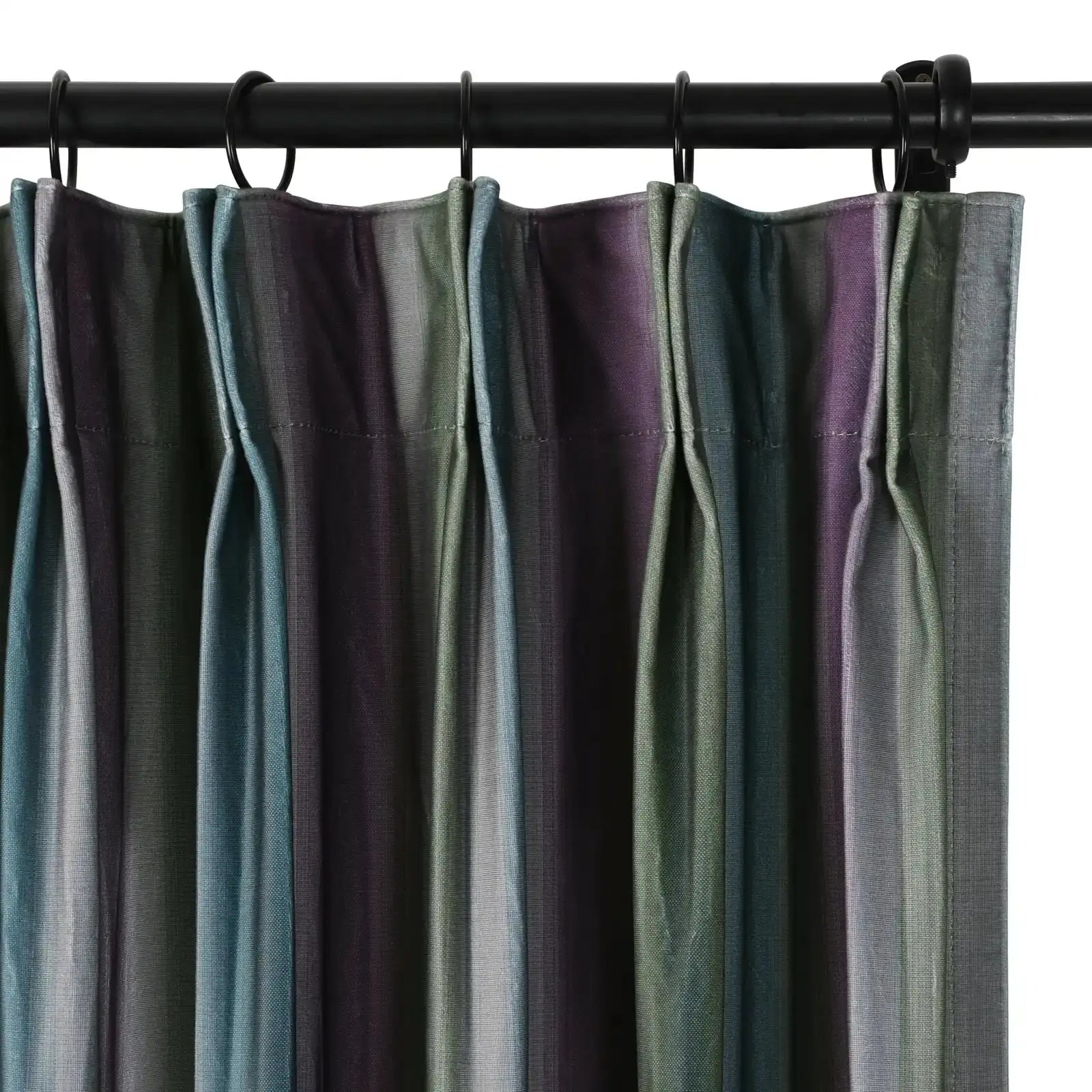 Amy Switzer Printed Velvet Pleated Drapery -TWOPAGES