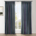 Amy Switzer Printed Velvet Pleated Drapery -TWOPAGES