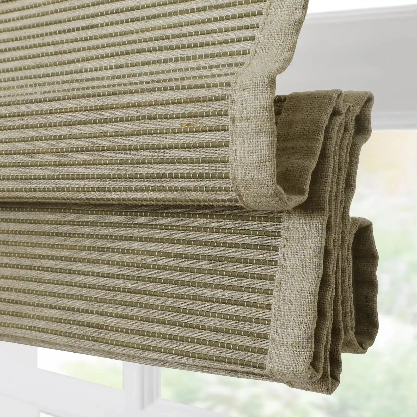 Rae Natural Ramie Bamboo Woven Blinds - Series P-?-TWOPAGES CURTAINS