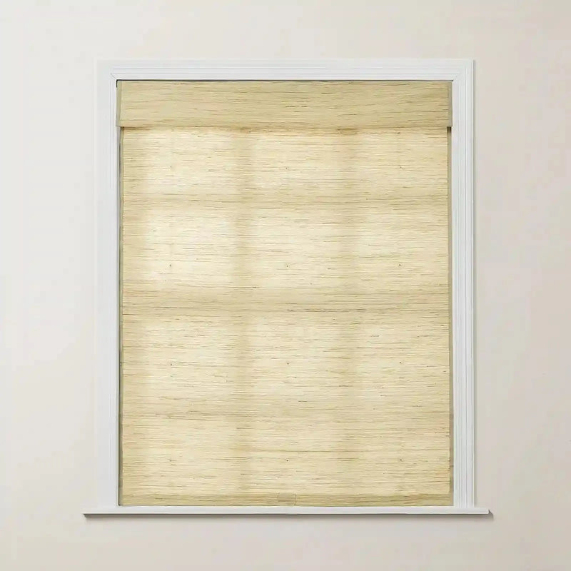Rae Natural Ramie Jute Woven Wood Blinds - Series M?-TWOPAGES CURTAINS