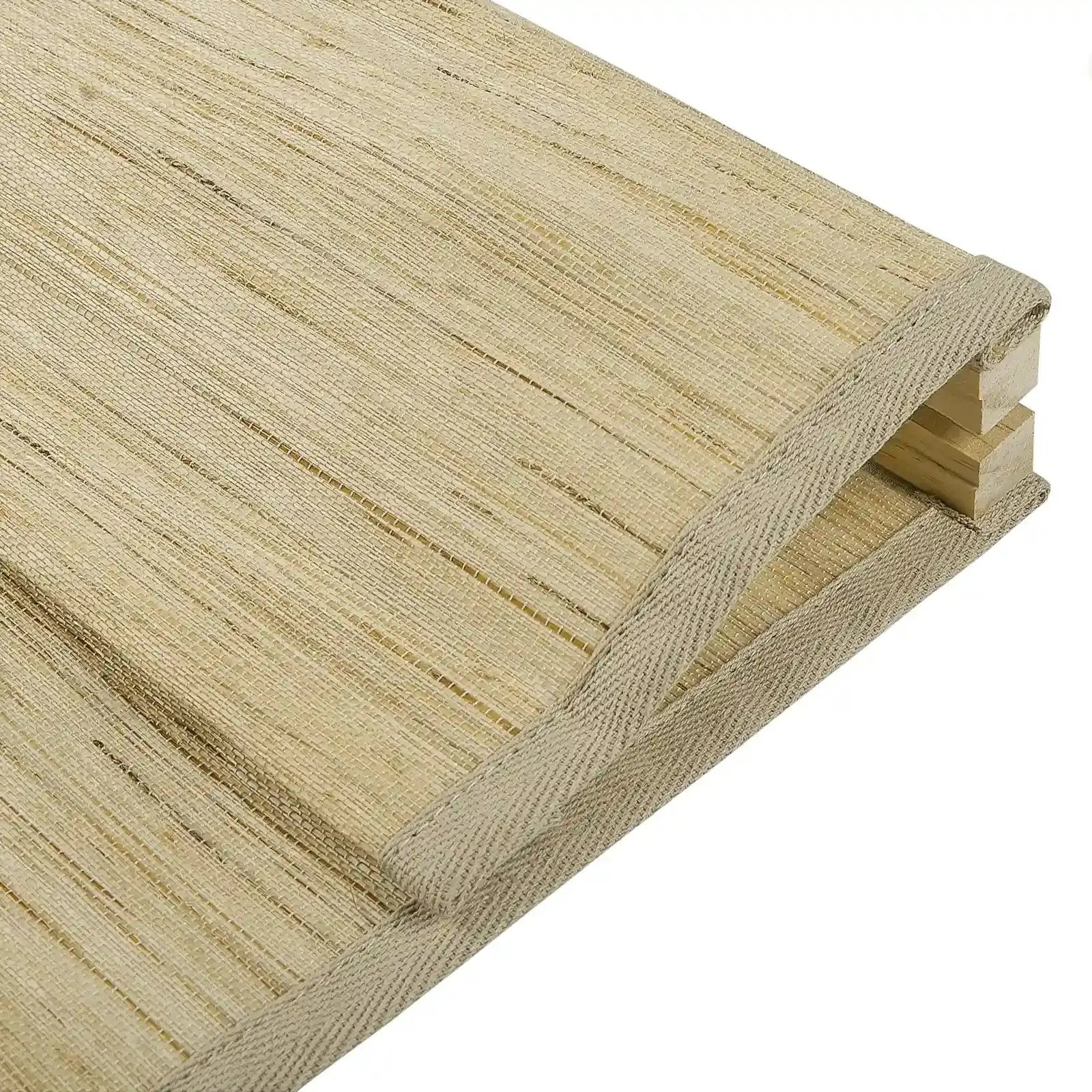 Rae Natural Ramie Jute Woven Wood Blinds - Series M-?-TWOPAGES CURTAINS