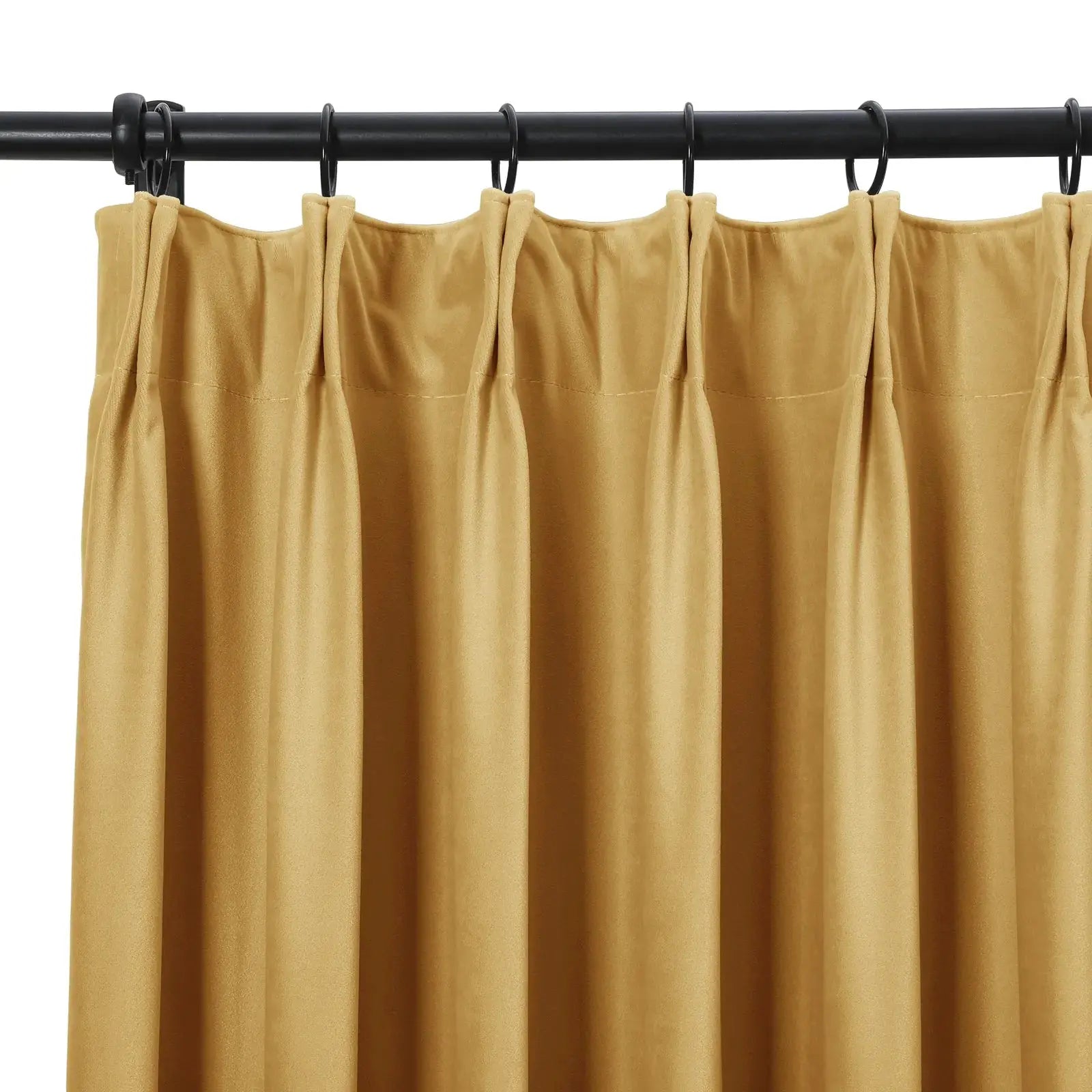 Tavis Premium Velvet Curtain Pleated-?-TWOPAGES