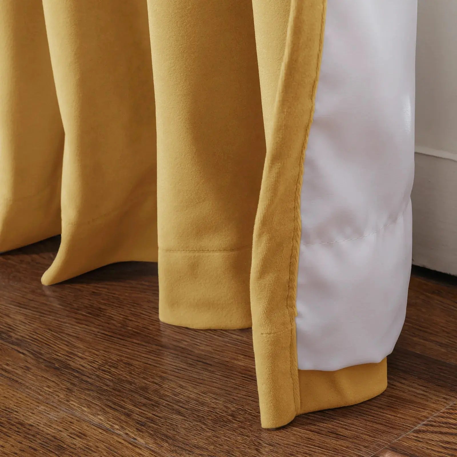Tavis Premium Velvet Curtain Pleated-?-TWOPAGES