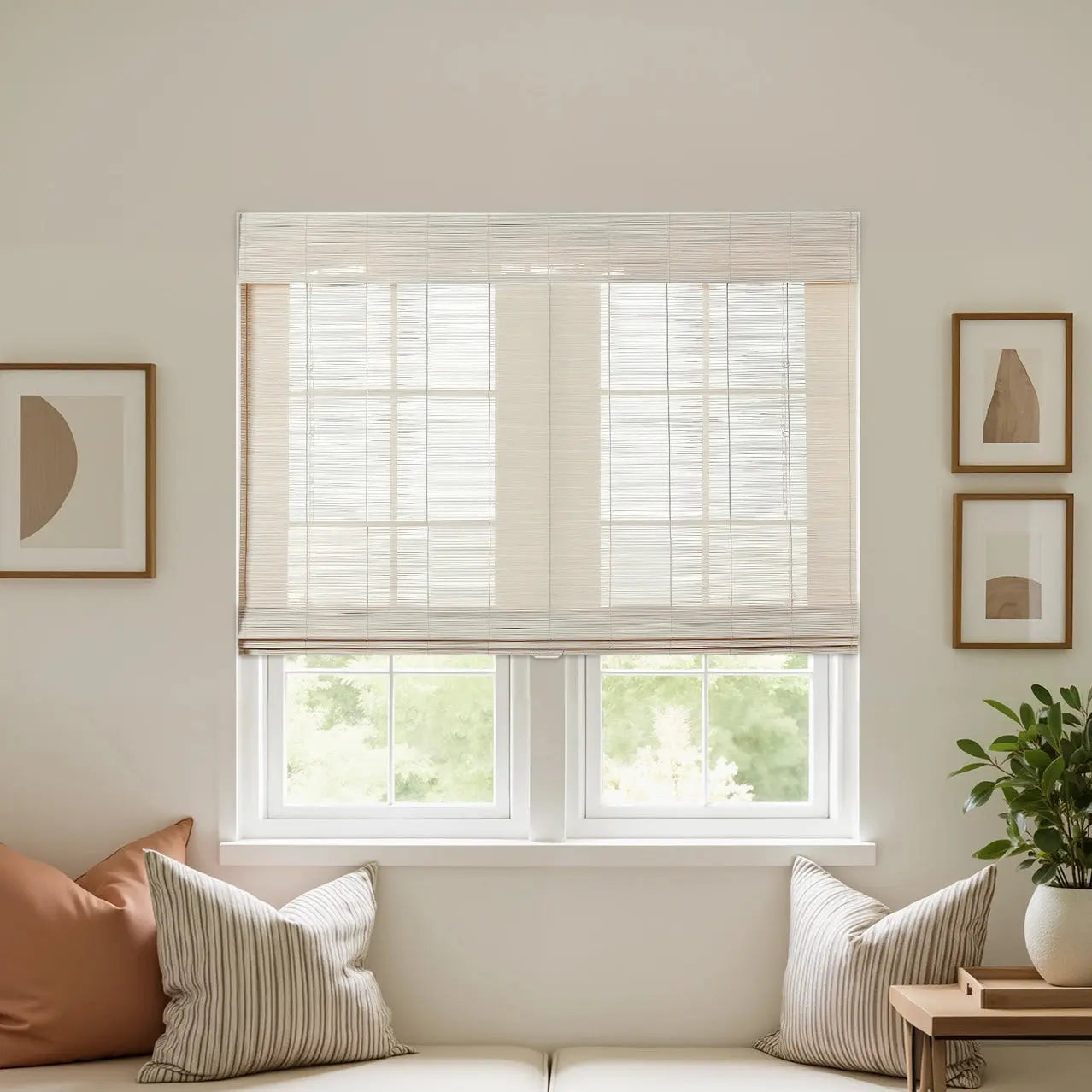Sybil Bamboo Roman Blind Cordless?-TWOPAGES CURTAINS