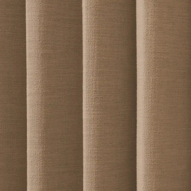 Isabella Heavyweight Cotton Curtain Pleated-?-TWOPAGES