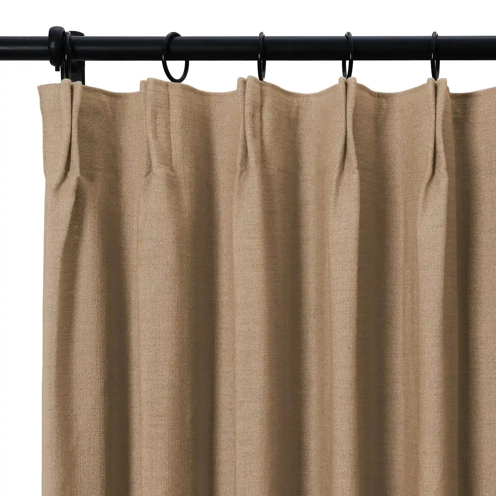 Isabella Heavyweight Cotton Drapery Pleated- -TWOPAGES