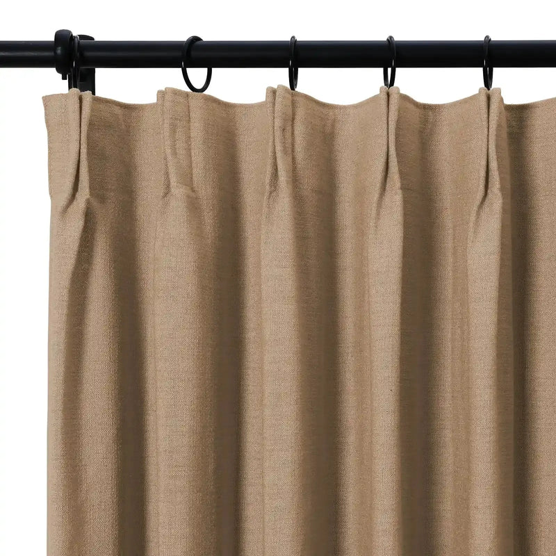 Isabella Heavyweight Cotton Drapery Pleated- -TWOPAGES