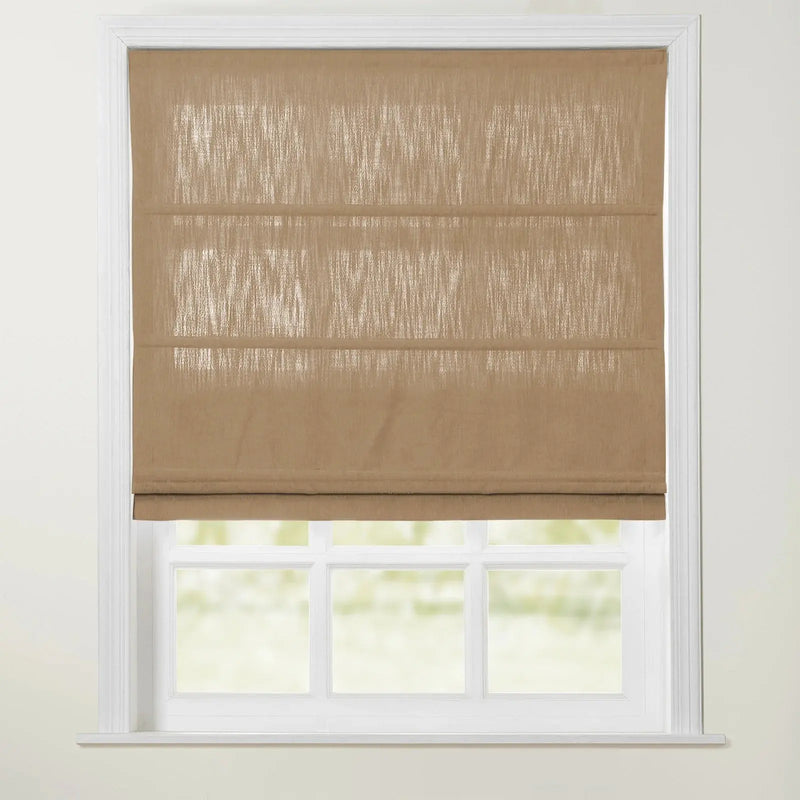 Isabella Cotton Roman Shade Cord Lift- -TWOPAGES