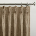 Kim Morrow Print Cotton Curtain Pleated- -TWOPAGES