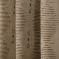 Kim Morrow Print Cotton Curtain Pleated- -TWOPAGES