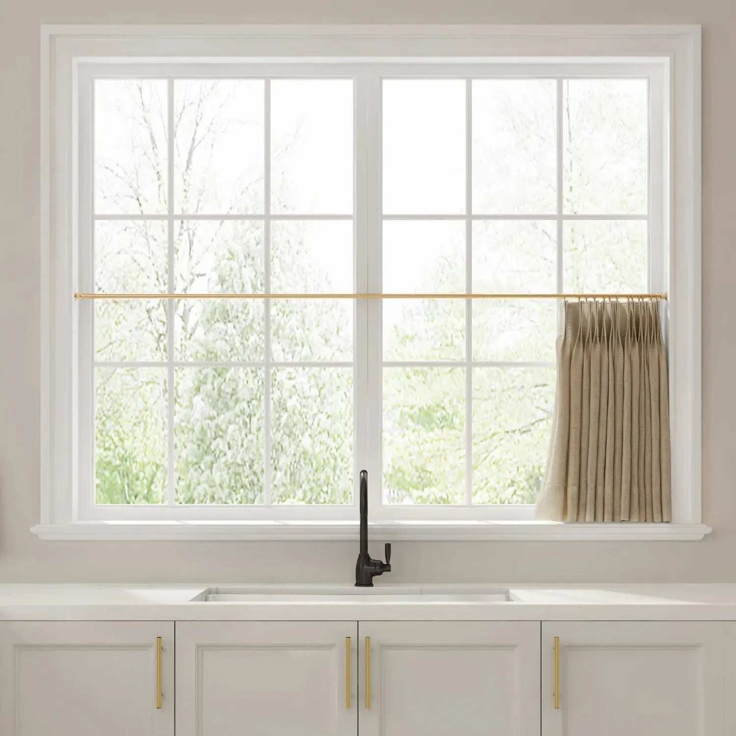Liz Linen Pleated Cafe Curtains?-TWOPAGES