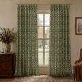 MS. MAVERICK MUSE x TWOPAGES Pastoral Printed Linen Cotton Pleated Curtains