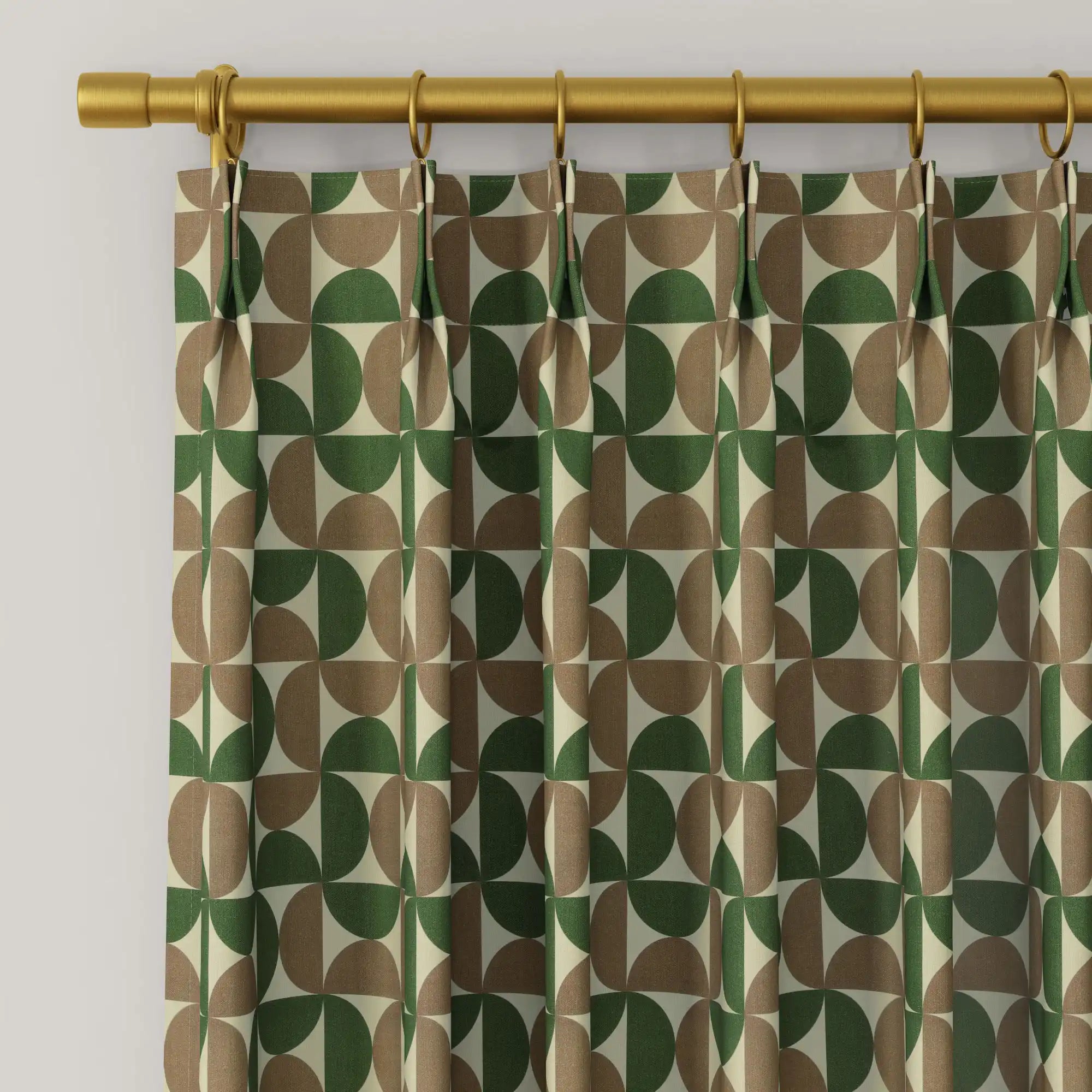 MS. MAVERICK MUSE x TWOPAGES Pastoral Printed Linen Cotton Pleated Curtains