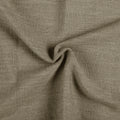 Taupe Grey Liz Linen Pleated Curtains soft linen weave gathered into a spiral close-up