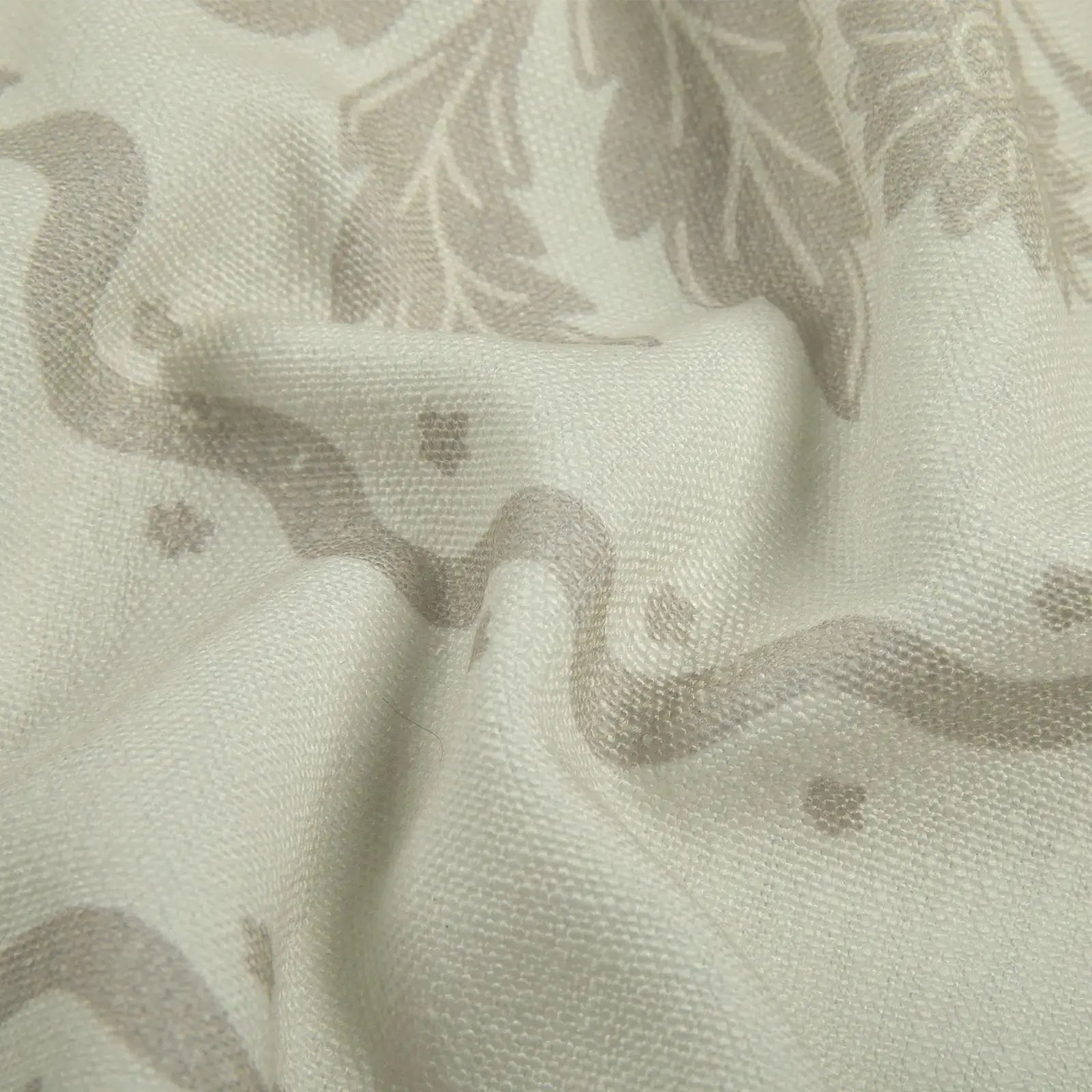 Leah Berin Garden Botanical Cotton Print Drapery Pleated- -TWOPAGES