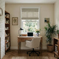 Rae Natural Ramie Jute Woven Wood Shades - Series W- -TWOPAGES CURTAINS