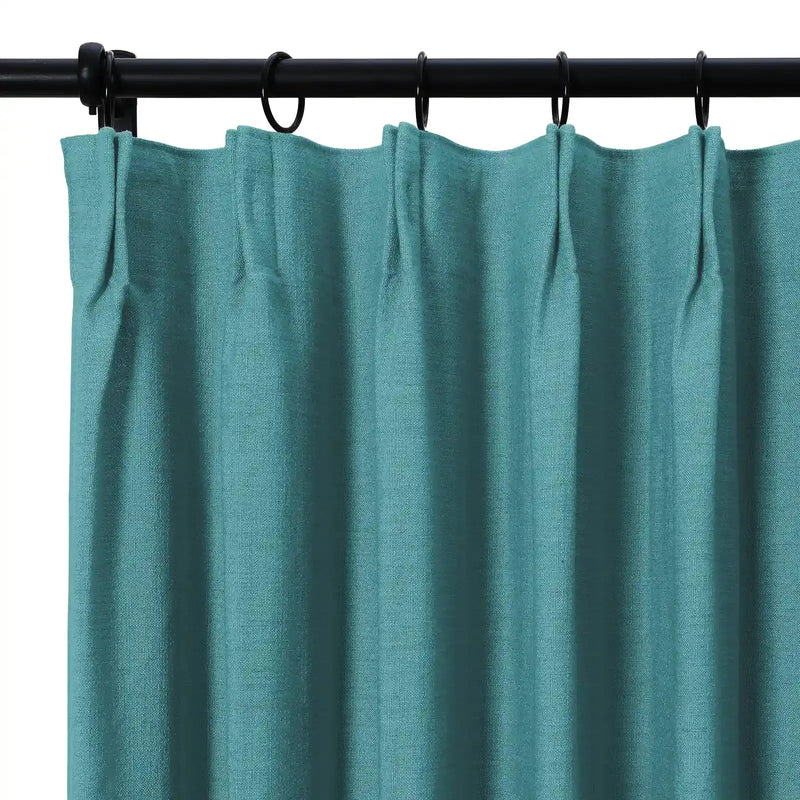 Isabella Heavyweight Cotton Drapery Pleated- -TWOPAGES