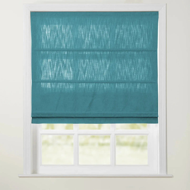 Isabella Cotton Roman Shade Cord Lift- -TWOPAGES