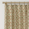 Sabrina Ramkhelawan Canyon Grove Cotton Print Drapery Pleated-?-TWOPAGES CURTAINS