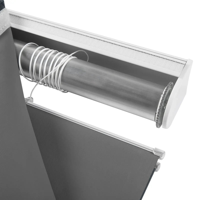 Alvin Motorized Linen Blackout Roman Blind?-TWOPAGES