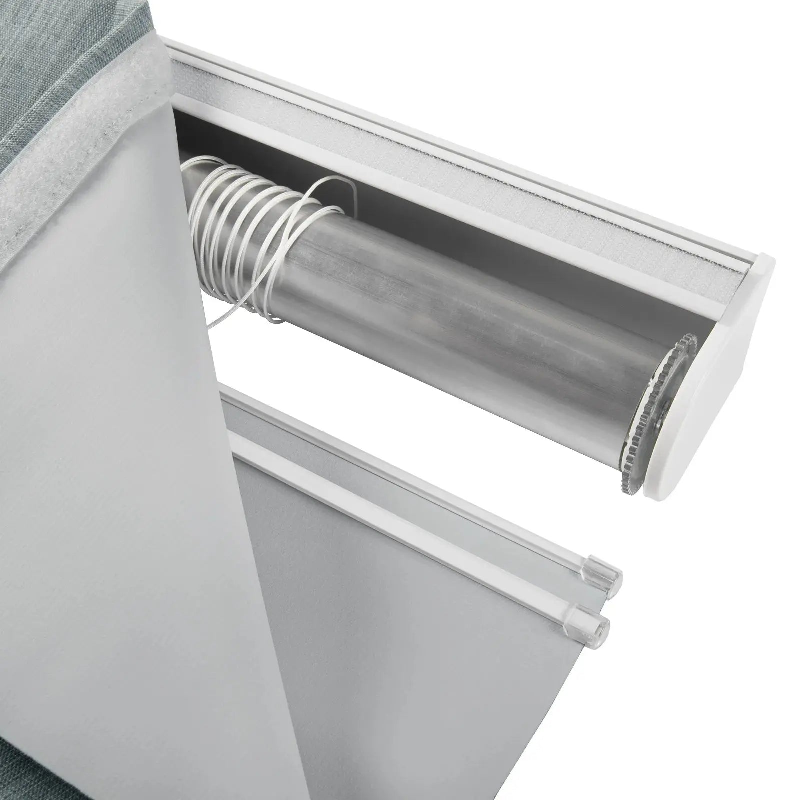 Alvin Motorized Linen Blackout Roman Blind?-TWOPAGES