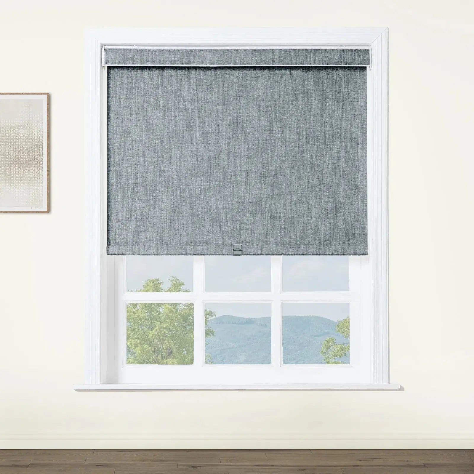 Alvin Linen Blend Cordless Roller Blinds-?-TWOPAGES