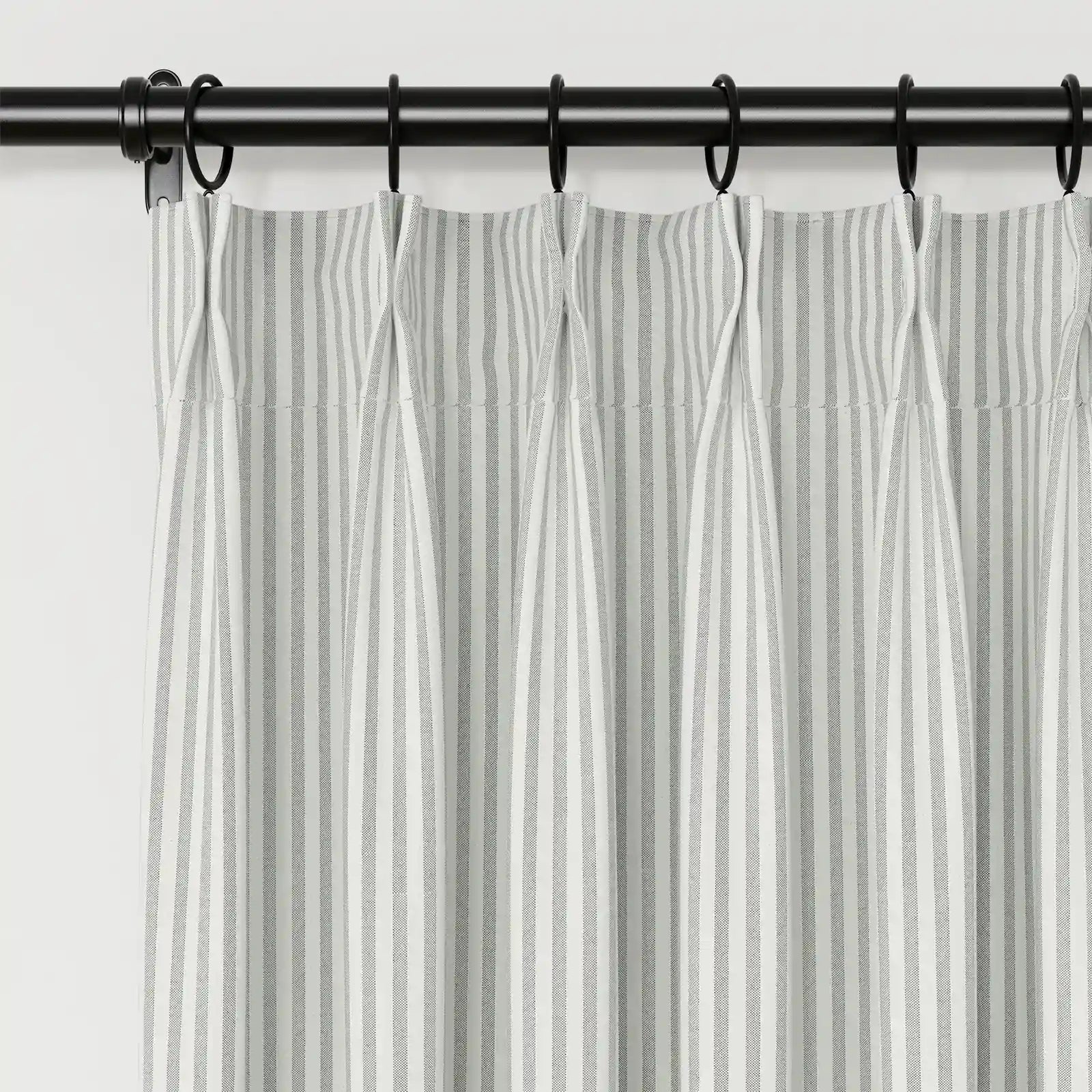 Britt Bengoechea x TWOPAGES Cottage Floral Printed Linen Cotton Pleated Curtains