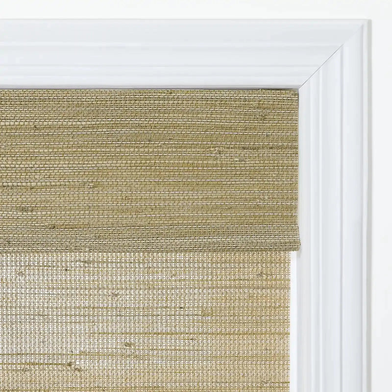 Rae Natural Ramie Jute Woven Wood Blinds - Series D-?-TWOPAGES CURTAINS